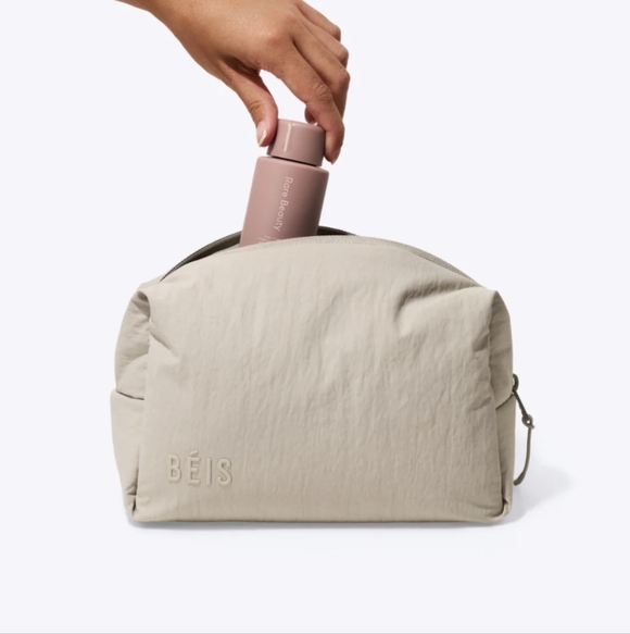 BEIS Handbags - Beis Beige Large Air Pouch